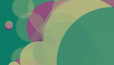 Asgari daireler soyut arkaplan deseni tespit etti