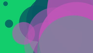 Asgari daireler soyut arkaplan deseni tespit etti