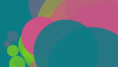 Asgari daireler soyut arkaplan deseni tespit etti