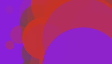 Asgari çemberler soyut arkaplan deseni