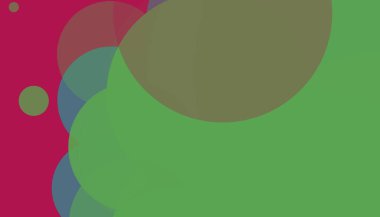 Asgari çemberler soyut arkaplan deseni