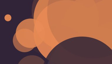 Asgari çemberler soyut arkaplan deseni