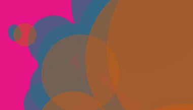 Asgari çemberler soyut arkaplan deseni