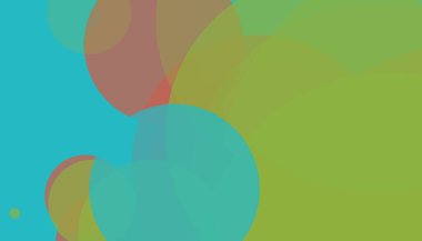 Asgari çemberler soyut arkaplan deseni