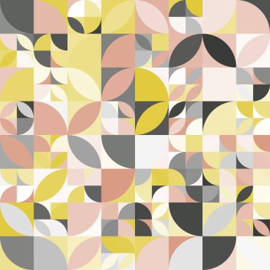 En az renkli geometrik soyut arkaplan deseni sanatı