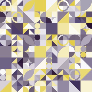 En az renkli geometrik soyut arkaplan deseni sanatı