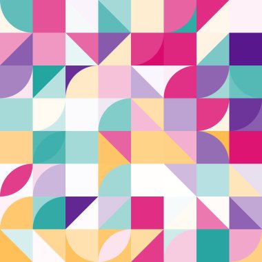 En az renkli geometrik soyut arkaplan deseni sanatı