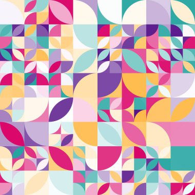 En az renkli geometrik soyut arkaplan deseni sanatı