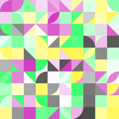 En az renkli geometrik soyut arkaplan deseni sanatı