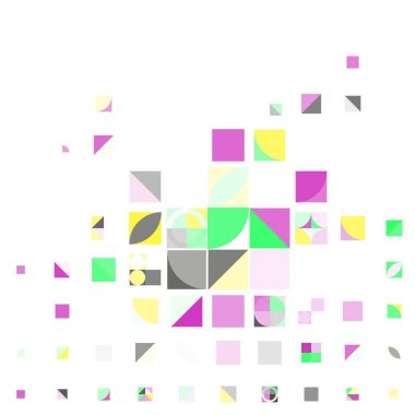 En az renkli geometrik soyut arkaplan deseni sanatı