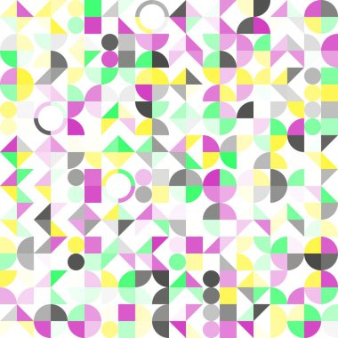 En az renkli geometrik soyut arkaplan deseni sanatı