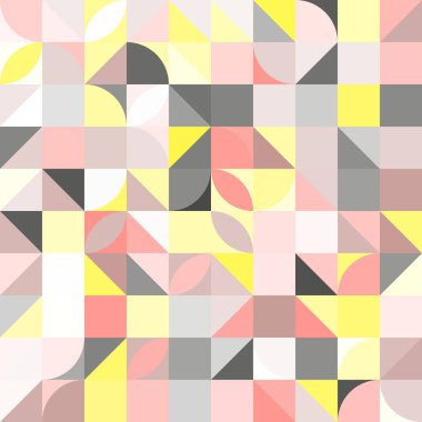 En az renkli geometrik soyut arkaplan deseni sanatı