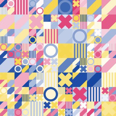 Minimum modern teknoloji geometrik soyut arkaplan deseni