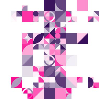 Minimum modern teknoloji geometrik soyut arkaplan deseni