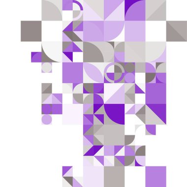 Asgari mozaik geometrik soyut arkaplan deseni