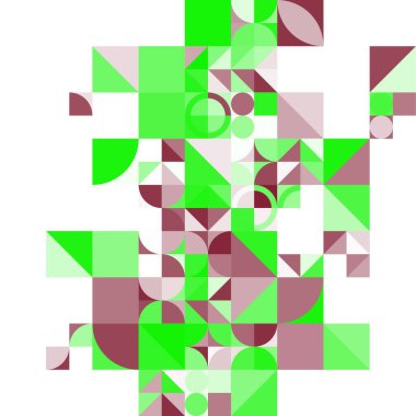 Asgari mozaik geometrik soyut arkaplan deseni