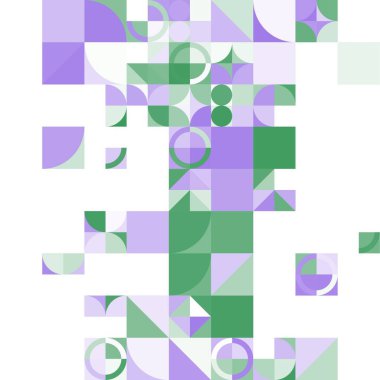 Asgari mozaik geometrik soyut arkaplan deseni