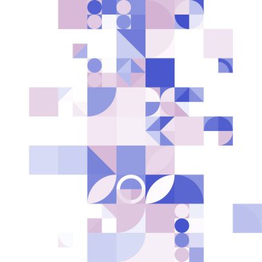 Asgari mozaik geometrik soyut arkaplan deseni