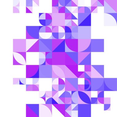 Asgari mozaik geometrik soyut arkaplan deseni