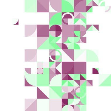 Asgari mozaik geometrik soyut arkaplan deseni