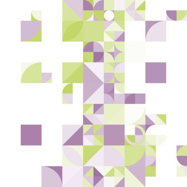 Asgari mozaik geometrik soyut arkaplan deseni