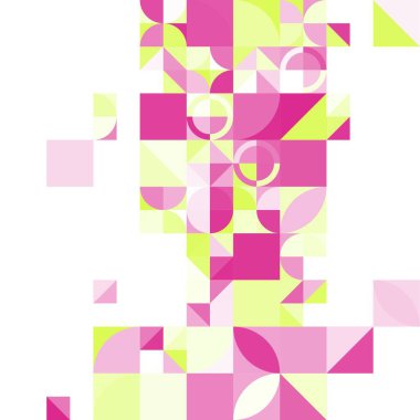 Asgari mozaik geometrik soyut arkaplan deseni