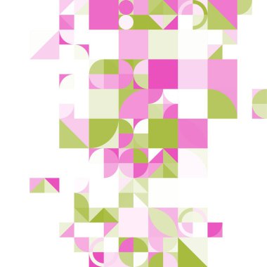 Asgari mozaik geometrik soyut arkaplan deseni