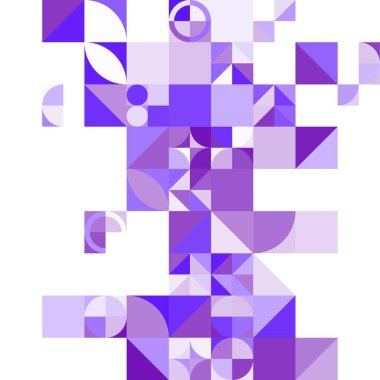 Asgari mozaik geometrik soyut arkaplan deseni