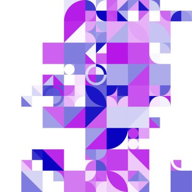 Asgari mozaik geometrik soyut arkaplan deseni