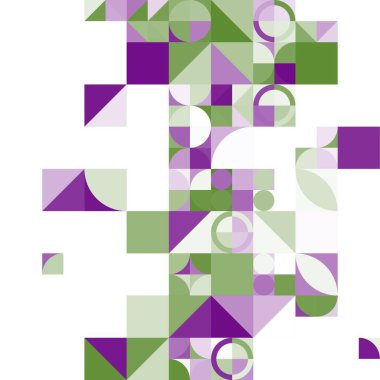 Asgari mozaik geometrik soyut arkaplan deseni