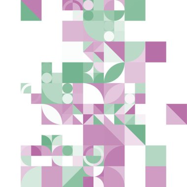 Asgari mozaik geometrik soyut arkaplan deseni