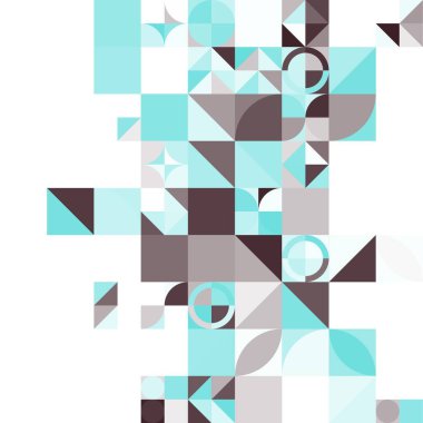 Asgari mozaik geometrik soyut arkaplan deseni