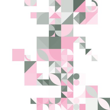 Asgari mozaik geometrik soyut arkaplan deseni