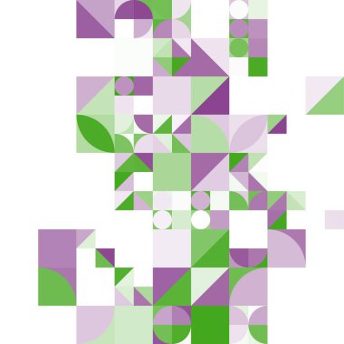 Asgari mozaik geometrik soyut arkaplan deseni