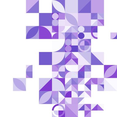 Asgari mozaik geometrik soyut arkaplan deseni