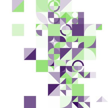 Asgari mozaik geometrik soyut arkaplan deseni