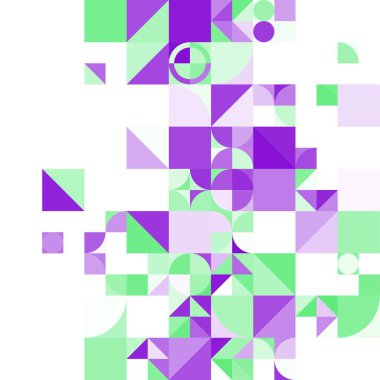 Asgari mozaik geometrik soyut arkaplan deseni