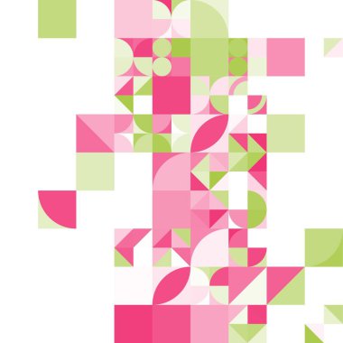 Asgari mozaik geometrik soyut arkaplan deseni