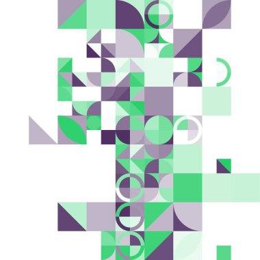 Asgari mozaik geometrik soyut arkaplan deseni