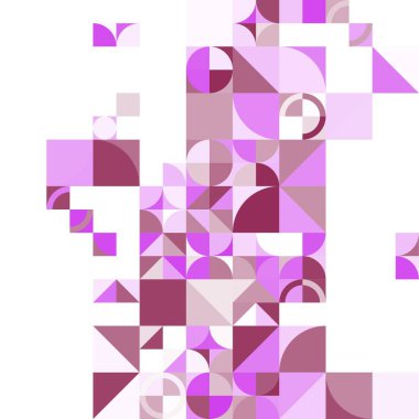 Asgari mozaik geometrik soyut arkaplan deseni