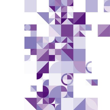 Asgari mozaik geometrik soyut arkaplan deseni