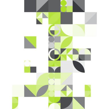 Asgari mozaik geometrik soyut arkaplan deseni