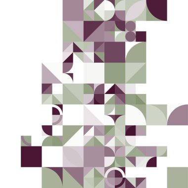 Asgari mozaik geometrik soyut arkaplan deseni