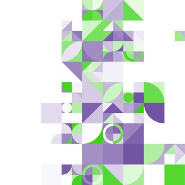 Asgari mozaik geometrik soyut arkaplan deseni