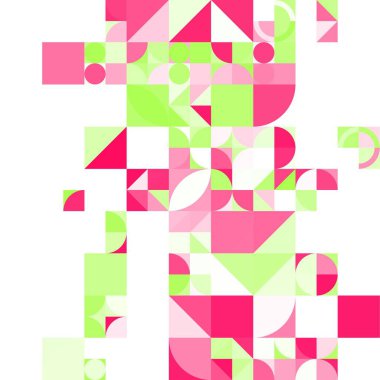 Asgari mozaik geometrik soyut arkaplan deseni