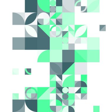 Asgari mozaik geometrik soyut arkaplan deseni