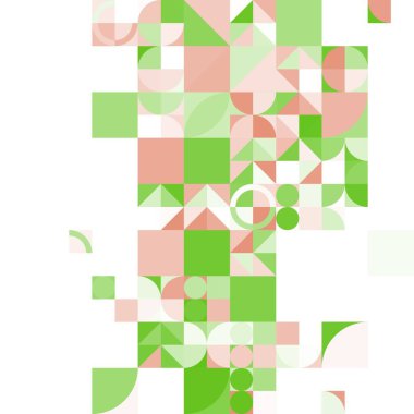 Asgari mozaik geometrik soyut arkaplan deseni