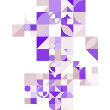 Asgari mozaik geometrik soyut arkaplan deseni