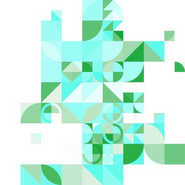 Asgari mozaik geometrik soyut arkaplan deseni