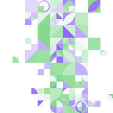 Asgari mozaik geometrik soyut arkaplan deseni